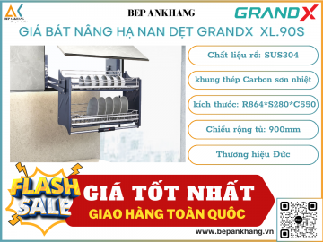 Giá bát nâng hạ nan dẹt GrandX XL.90S - 900mm